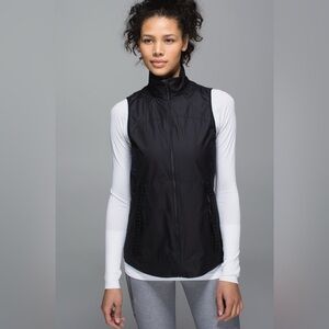 LULULEMON | black lightweight running workout everyday vest athleisure size 4
